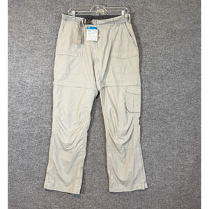 Eastern Mountain‎ Sports Womens 12 Beige Convertible Outdoor Hiking Pants NEW